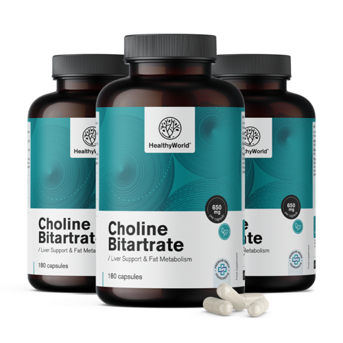 3x Kolin-bitartarát 650 mg, összesen 540 kapszula