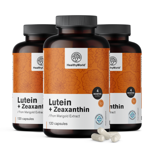 3x Lutein + zeaxanthin, összesen 360 kapszula
