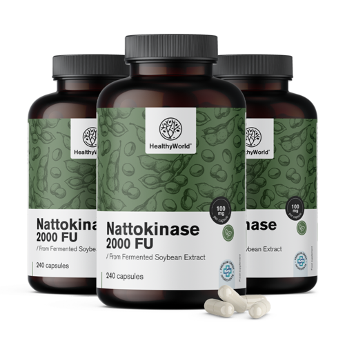 3x Nattokináz 2000 FU, összesen 720 kapszula