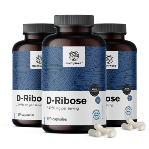 3x D-ribóz 850 mg, összesen 360 kapszula