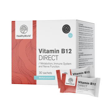 B12-vitamin DIRECT. Azonnali felszívódású B12-vitamin étrend-kiegészítő.