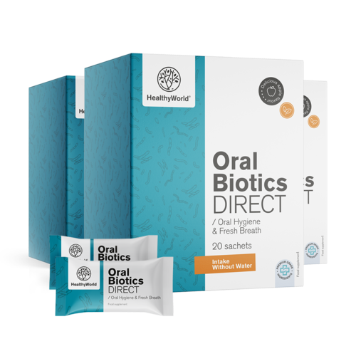 3x Oral Biotics DIRECT, összesen 60 tasak