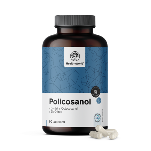 Policosanol 25 mg, 90 kapszula