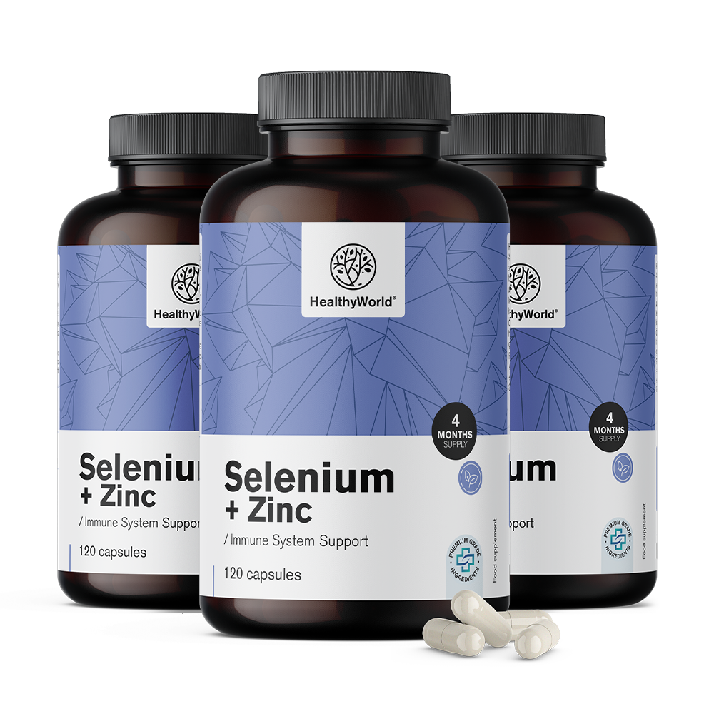 Szelén + cink