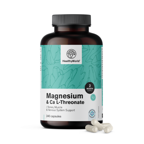 Magnézium + Kalcium L-treonát, 240 kapszula