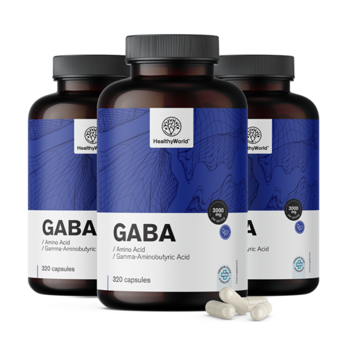 3x GABA 3000 mg, összesen 960 kapszula
