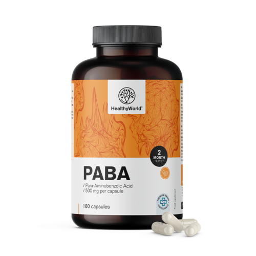 PABA 500 mg, 180 kapszula