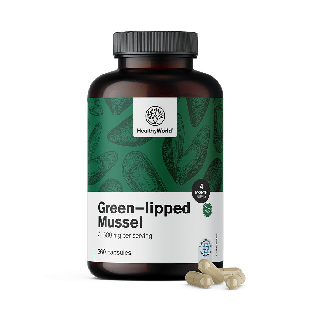 Zöldajkú kagyló 1500 mg