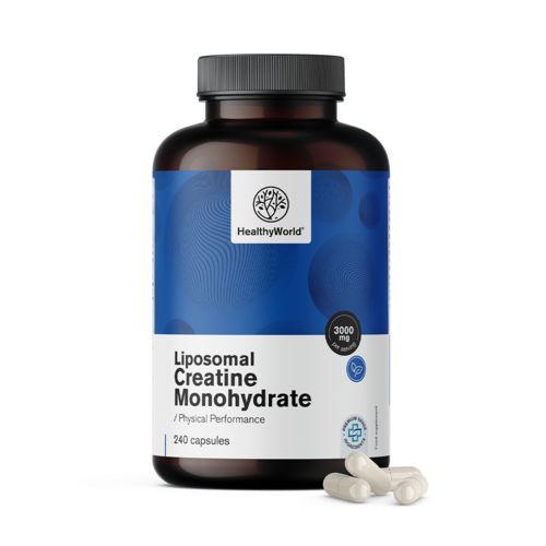 Liposzómális kreatin-monohidrát 3000 mg, 240 kapszula