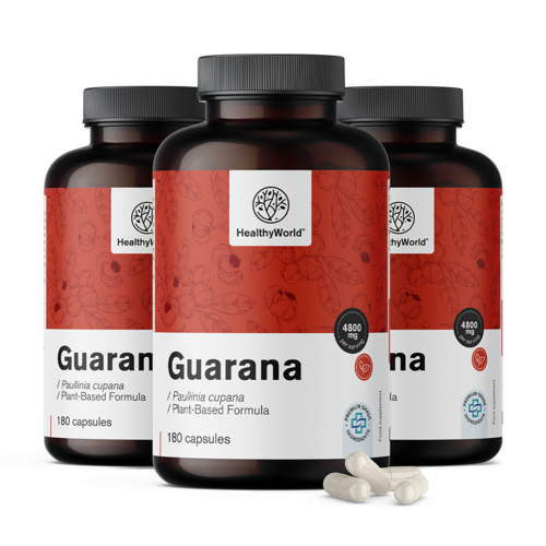 3x Guarana 4800 mg, összesen 540 kapszula