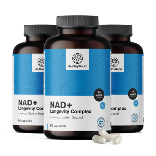 3x NAD+ Longevity Complex, összesen 270 kapszula
