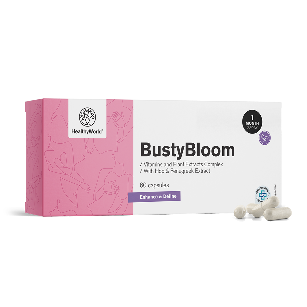 BustyBloom – vitaminok és növényi kivonatok komplexe
