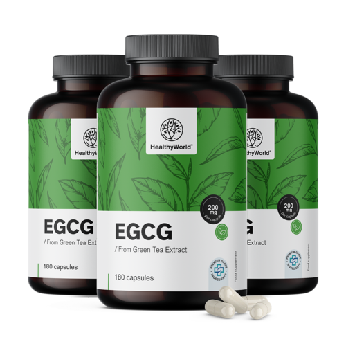 3x EGCG – a zöld tea kivonatából, összesen 540 kapszula