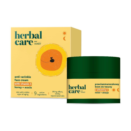 Ránctalanító krém C-vitaminnal, mézzel és akáciával, 50 ml