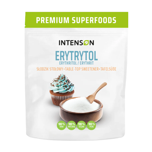 Eritritol. Az étrend-kiegészítő termék leírása.