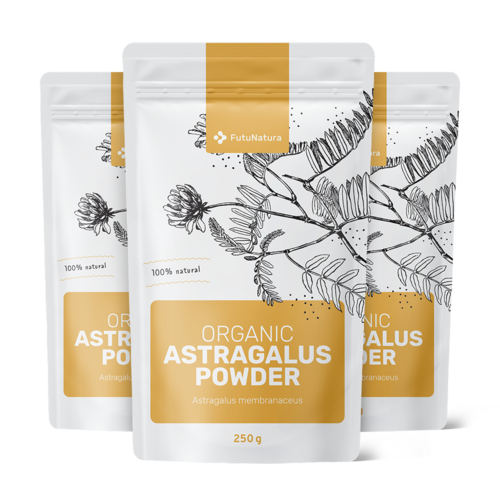 3x BIO Astragalus por, összesen 750 g