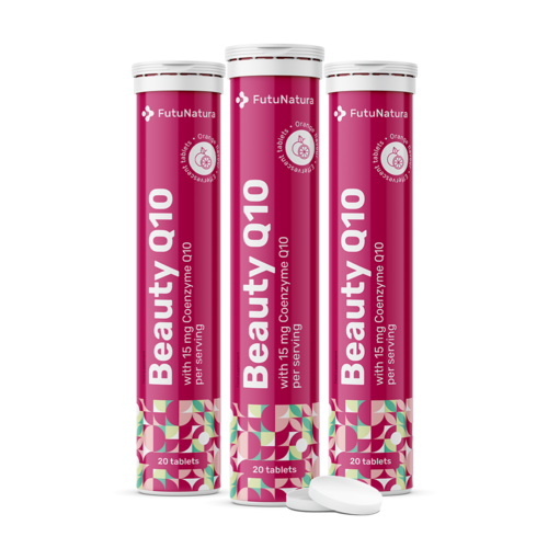3x Beauty Q10 – pezsgőtabletta, összesen 60 pezsgőtabletta