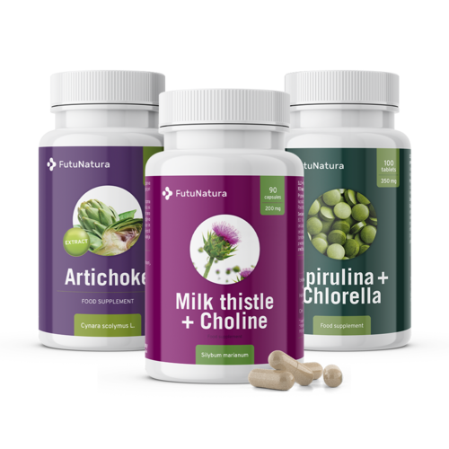 DETOX: Máriatövis + Articsóka + Algák, készlet