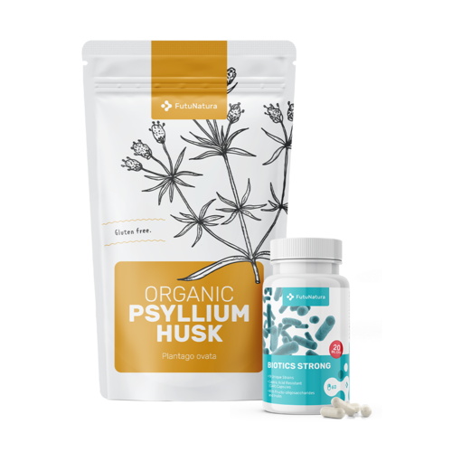 Egészséges étrend csomag (Biotics Strong + Indiai bolhafű), készlet