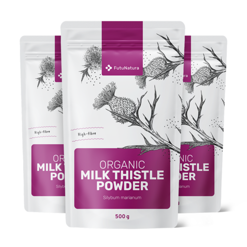 3x BIO Máriatövismag por, összesen 1500 g