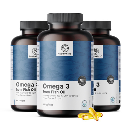 Omega-3 1000 mg z EPK in DHK