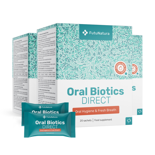 3x Oral Biotics DIRECT, összesen 60 tasak