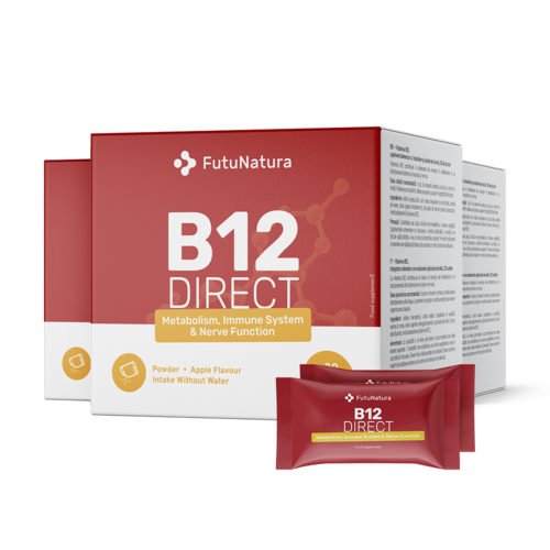 3x B12-vitamin DIRECT, összesen 90 tasak