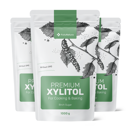3x Xilit – nyírfacukor, összesen 3000 g