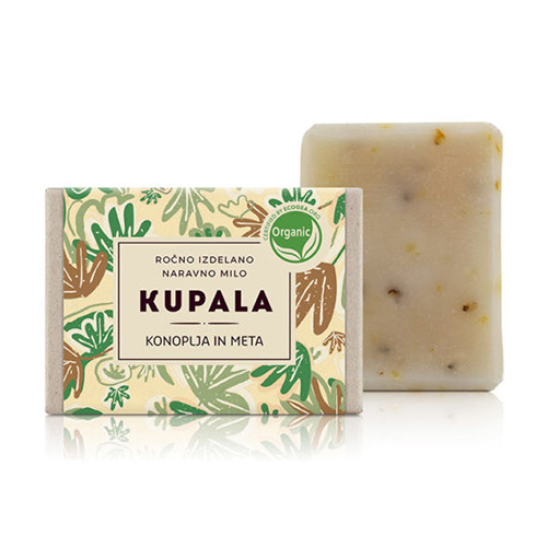 Natúr szappan Kender és Menta, 100 g