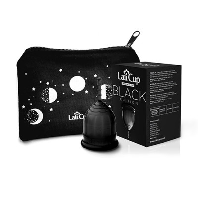 LaliCup S menstruációs kehely – fekete