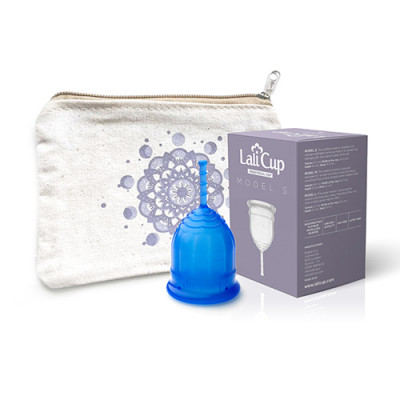 LaliCup S menstruációs kehely – kék