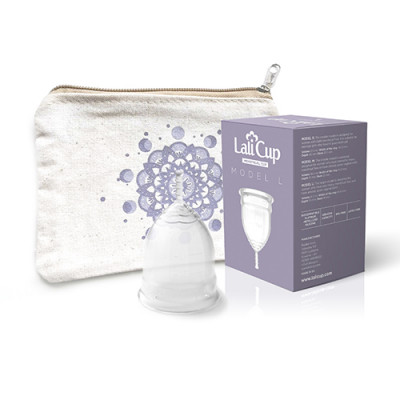 LaliCup L menstruációs kehely – színtelen