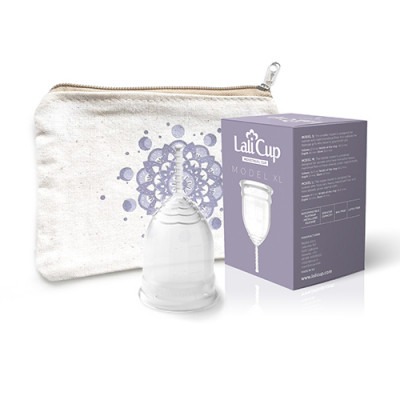 LaliCup XL menstruációs kehely – színtelen