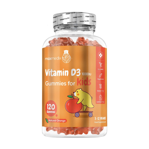 D3-vitamin 1000 NE – gumicukor gyerekeknek, 120 gumicukor