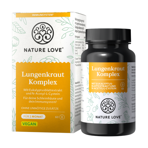 Vegán komplex orvosi tüdőfűvel, 60 kapszula