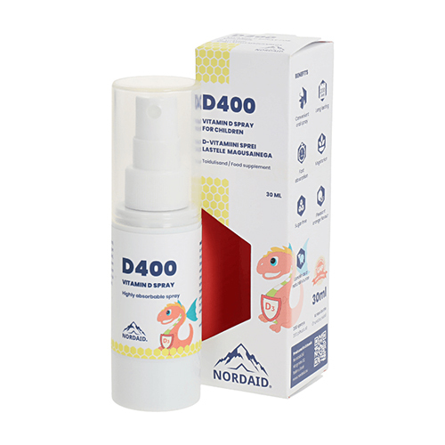 D3-vitamin gyerekeknek, 400 i.e. – szájspray