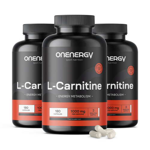 3x L-karnitin 1000 mg, összesen 540 kapszula