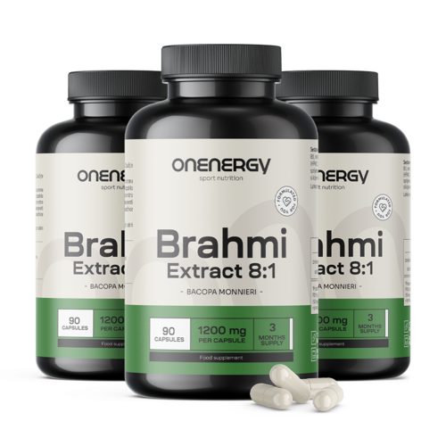 3x Brahmi 1200 mg, összesen 270 kapszula