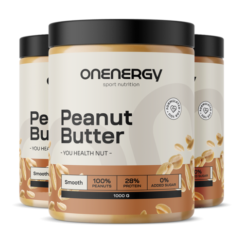 3x Földimogyorókrém – sima, összesen 3000 g