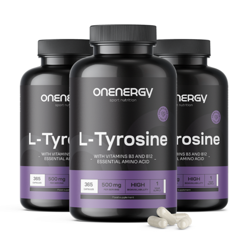 3x L-Tirozin 500 mg, összesen 1095 kapszula