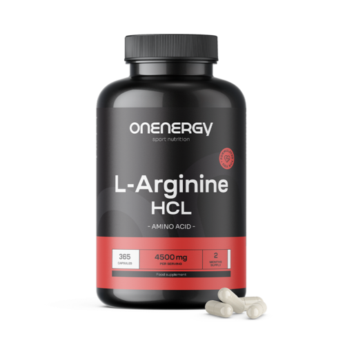 L-arginin HCL 4500 mg, 365 kapszula
