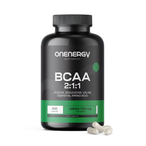 BCAA 2:1:1 Mega 700 mg, 400 kapszula