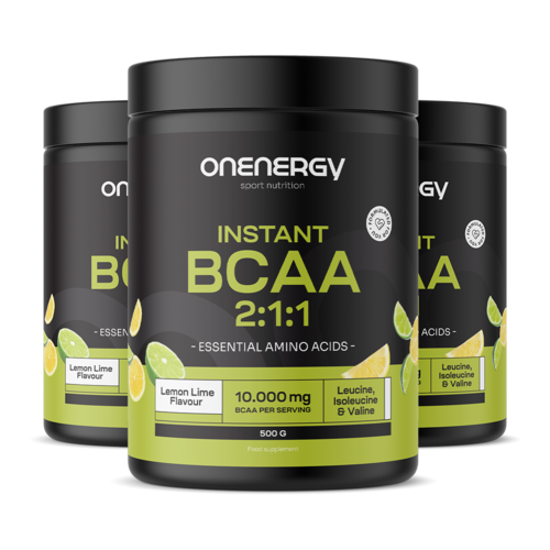 3x BCAA 2:1:1 – citrom-lime, összesen 1500 g