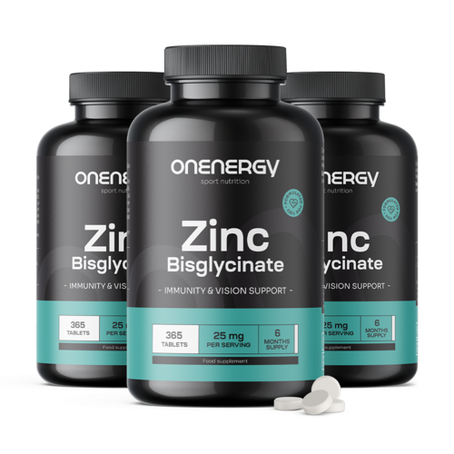 3x Cink-biszglicinát 25 mg, összesen 1095 tabletta