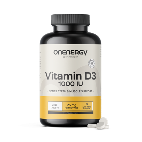 D3-vitamin 1000 NE, 365 tabletta