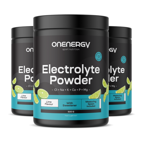 3x Elektrolit por – lime, összesen 1500 g