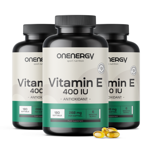 3x E-vitamin 400 NE, összesen 540 lágy kapszula