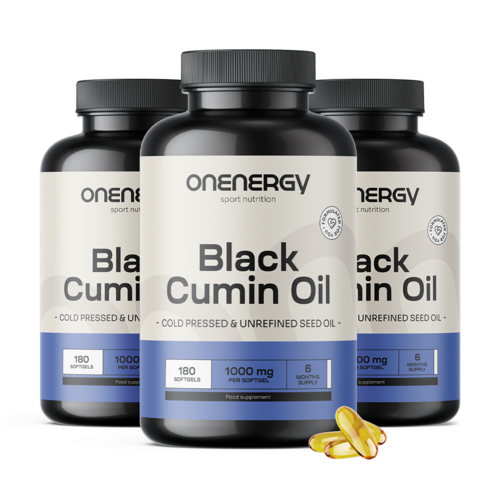 3x Feketekömény olaj 1000 mg, összesen 540 lágy kapszula