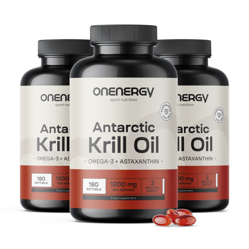 3x Krill olaj 1200 mg, összesen 540 lágy kapszula