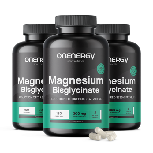 3x Magnézium-biszglicinát 300 mg, összesen 540 kapszula